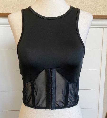 Micas  Mixed Media Mesh tank top/bralette BNWT SZ XS