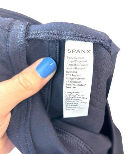 Spanx  The Perfect Pant Ankle 4-Pocket Classic Navy Blue Size Small