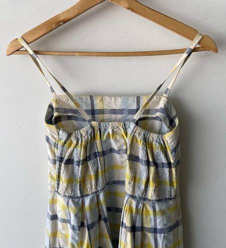 Juicy Couture  Dress Womens Small Blue Plaid Cottage Boho Summer Picnic Retro