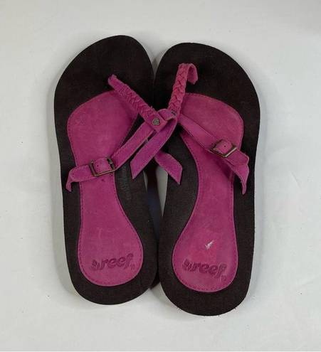 REEF  Dream Weaver Sandals in Pink Size 10