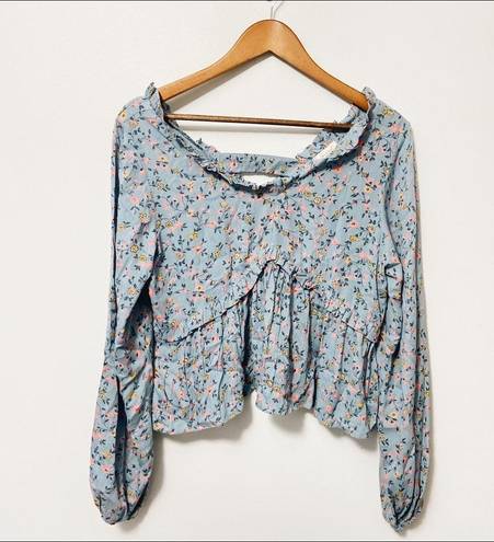 Sim & Sam  Ditsy Floral Crop Top