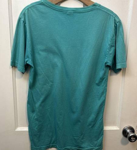 Kappa Delta Sorority V-Neck Graphic Cotton T-Shirt Teal Women’s Small Unique