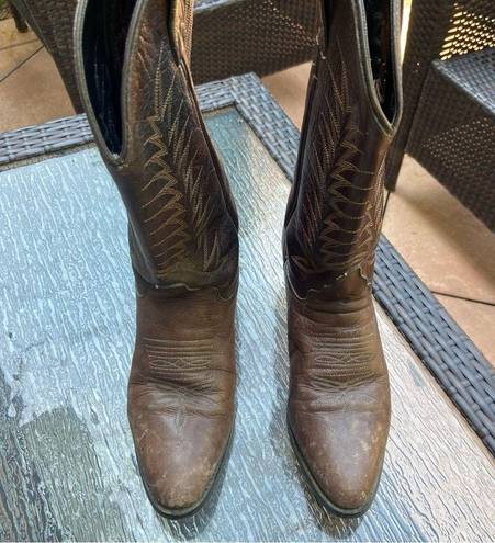 Justin Boots Justin Cowboy Boots Brown Women size 6.5