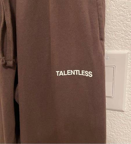 Talentless NEW  UNISEX OVERSIZED SWEATPANTS IN COCO SZ MEDIUM