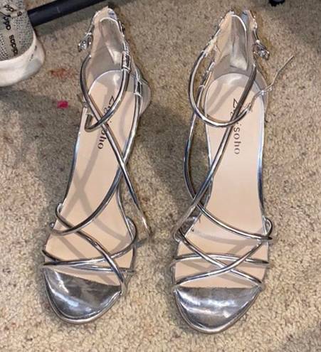 Zigi Soho Silver Heels