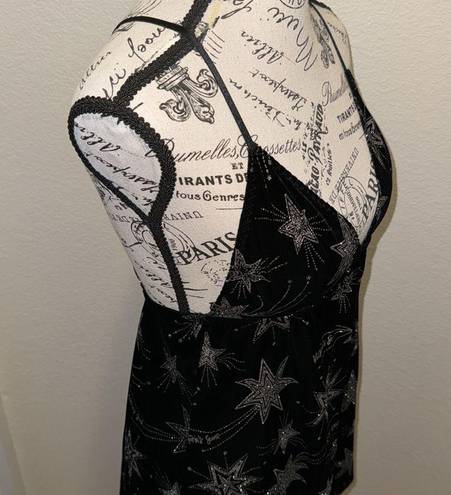 Victoria's Secret Victoria’s Secret velvet shooting stars slip chemise nightie women’s size small