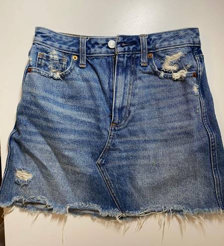 Abercrombie & Fitch Abercrombie Jean Skirt