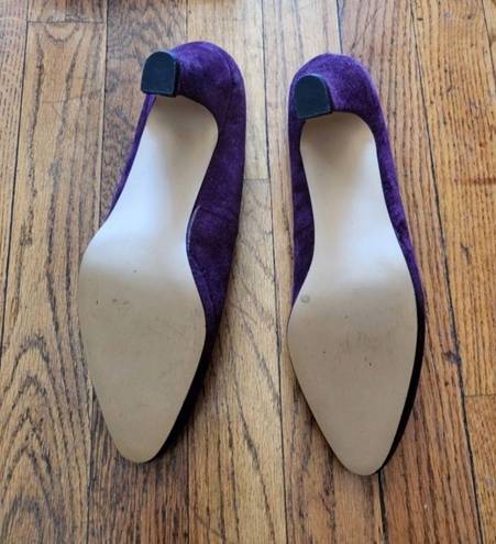 Mootsies Tootsies  Heels Platter Puss Purple Size 8.5