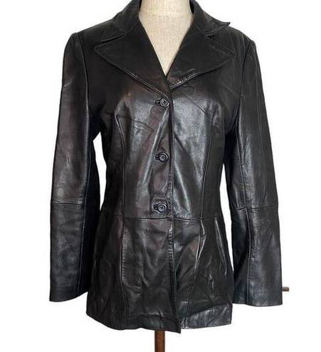 BP . Y2k leather jacket