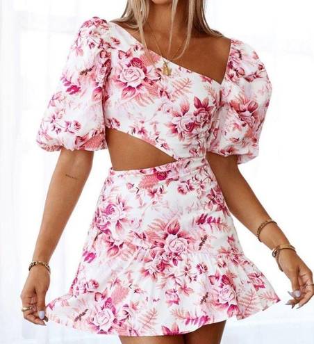 Hello Molly // Sweetest Kind Pink Floral Mini Dress