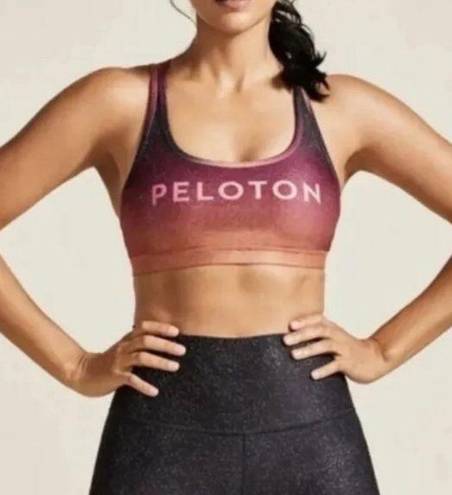 Peloton  WITH Sunrise Fade Strappy Sports Bra- Size Large