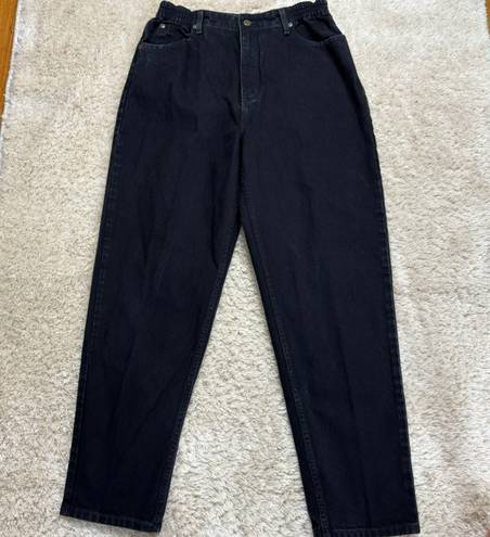 L.L.Bean  Women’s comfort fit Black Jeans size 14