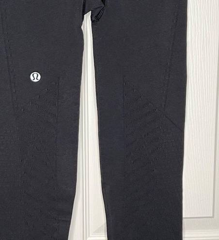 Lululemon Time Warp Compression Black Midrise 7/8 Leggings Tights Womens Size 0