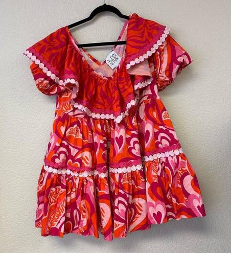 Harper Alden Adair  Dress in Lovers Lane pink orange heart