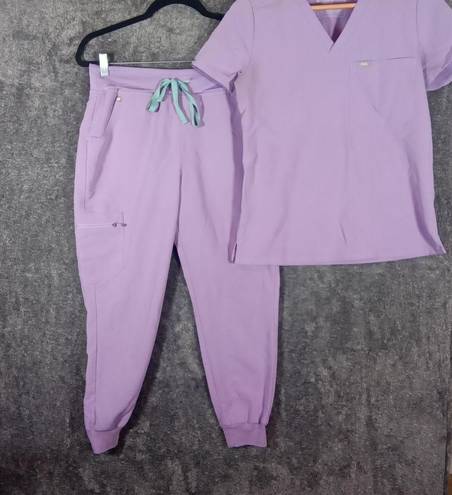 FIGS  women set jogger n scrub top color lilac dawn