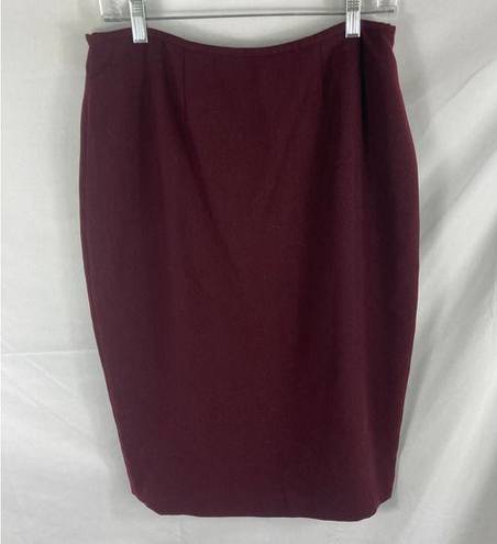 Cato  Maroon Pencil Skirt Size 12