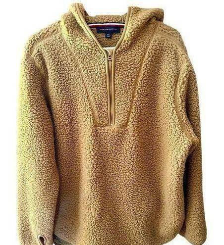 Tommy Hilfiger  Women’s 1/4 Zip Sherpa Logo Pullover