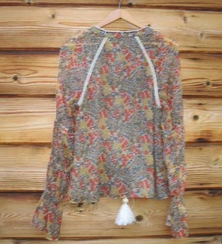 Alexis  Samera Floral Long Sleeve Top Blouse