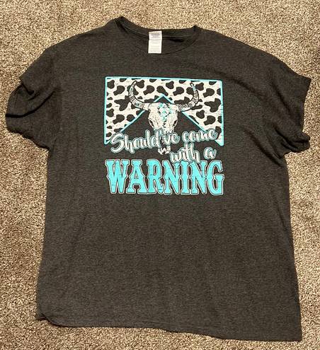 Graphic Tee Gray Size XL