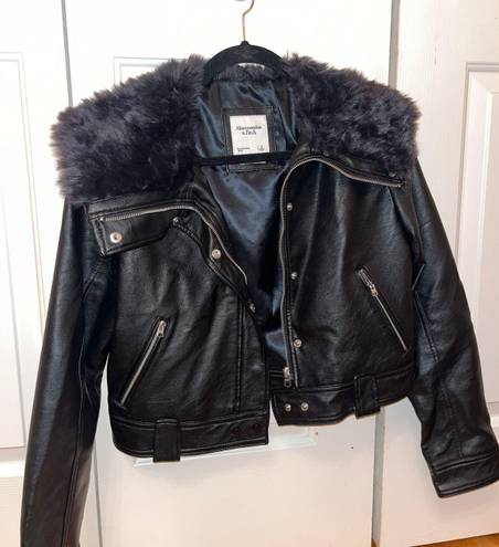 Abercrombie & Fitch  Faux Leather Jacket