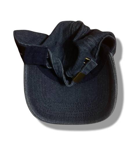 Ethos Adjustable Dark Blue Denim NYC New York City Baseball Cap OS