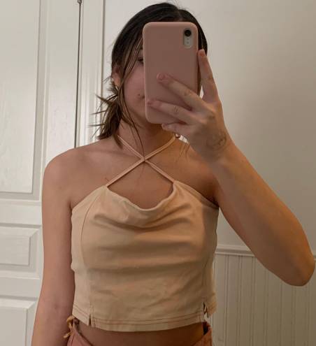 Wild Honey Washed Out Crop Top