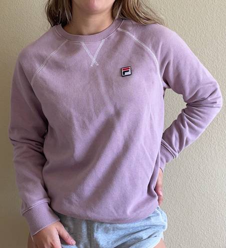 FILA Light Purple  Crewneck Sweater