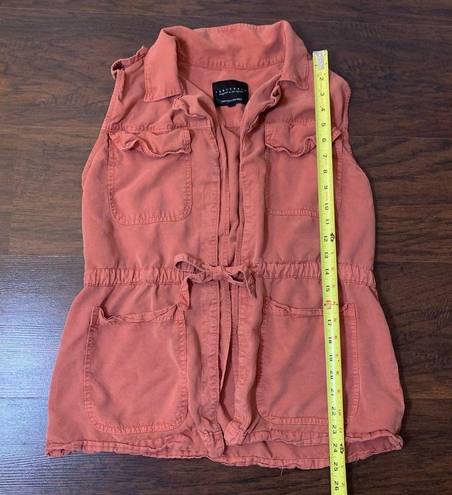 Sanctuary  burnt orange sleeveless jacket vest size M