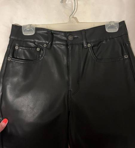 American Eagle Flare Leather Pants