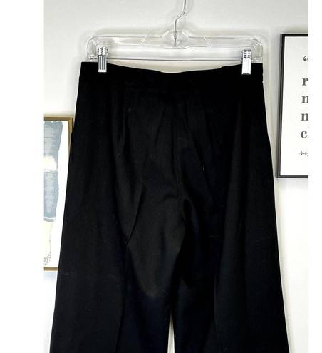 Milly  of New York 100% Wool Black Dress Pants SZ 8