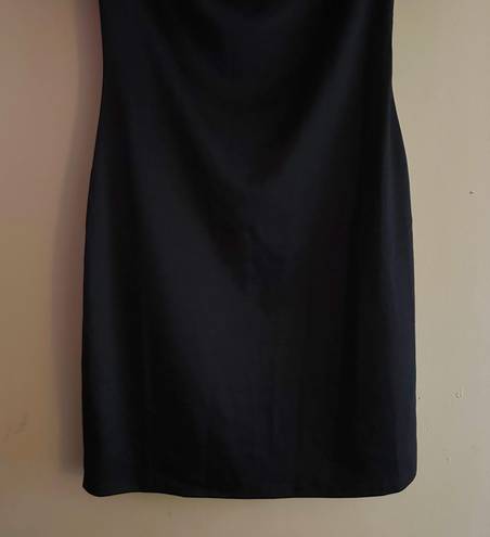 Francesca's NWT  Black Puff Sleeve Mini Dress