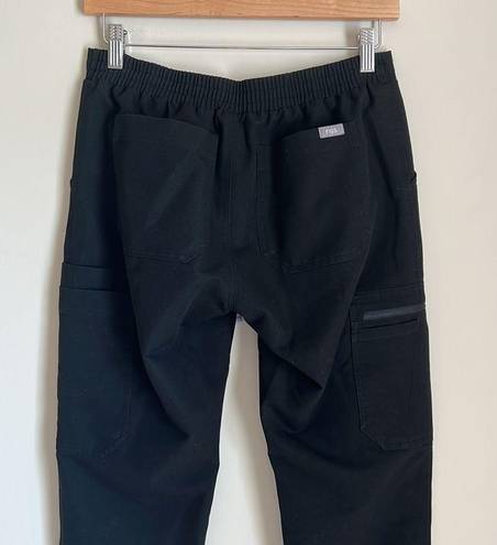 FIGS  Technical Collection Straight scrub pants Cargo Pockets Black