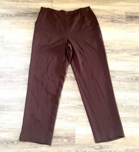 Briggs New York  brown pull on work pants