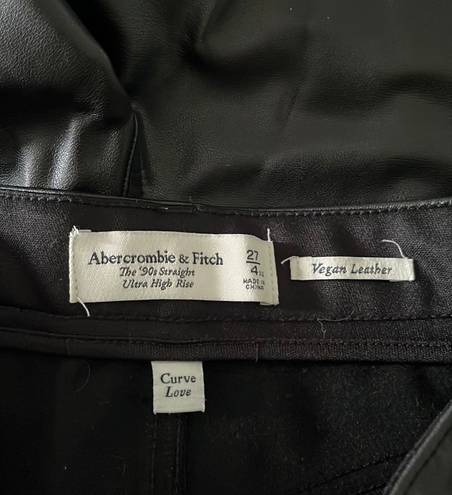 Abercrombie & Fitch Leather Pants Curve Love