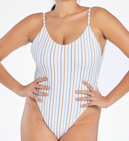 Vitamin A NWT  Yasmeen One-Piece Palm Springs Stripe