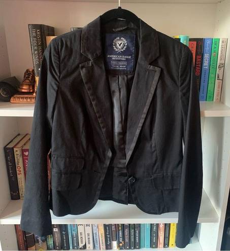 American Eagle  Outfitters Women's Black Blazer Size Extra Small