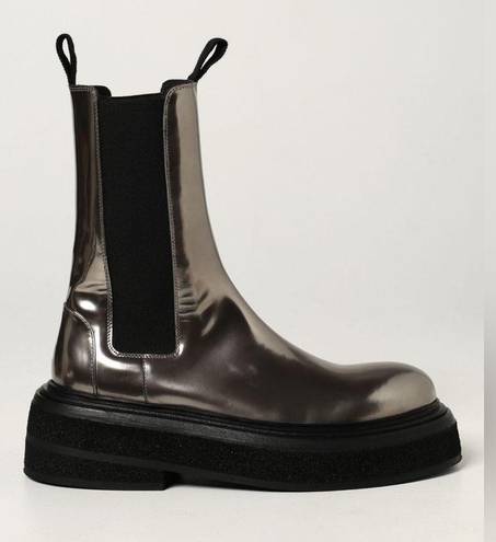 ma*rs NEW èll Zuccone Boots in Laminated Leather, New w/o Box Retail $1,278