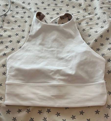 Lululemon White Energy Sports Bra