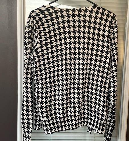 Merona Black and White Cardigan