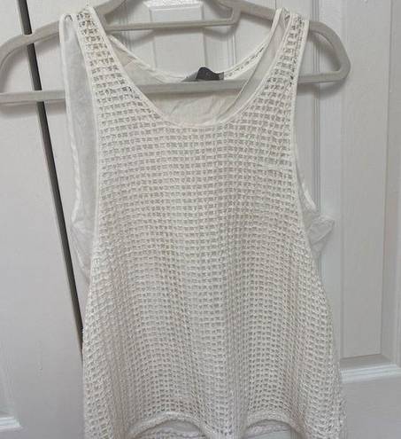 ALC Frank ALC white knit tank top