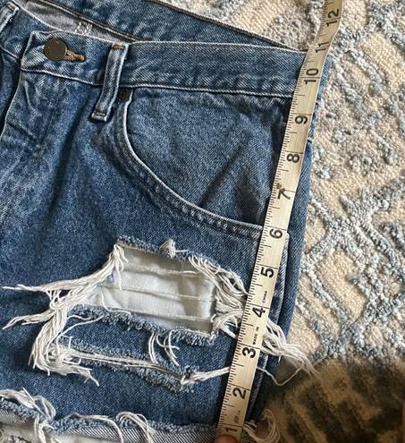 Wrangler Vintage Distressed Jean Shorts