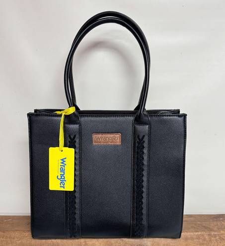 Wrangler By Montana West Medium Size Black Tote Bag