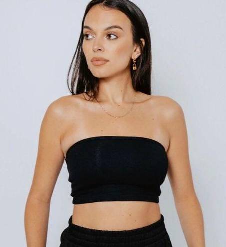 Klassy Network NWOT  Strapless Cami Brami Crop Top XS