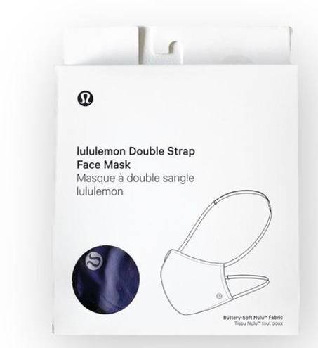 Lululemon HTF: new  ॐ Double Strap Face Mask ॐ Midnight Orchid Nulu Fabric ॐ