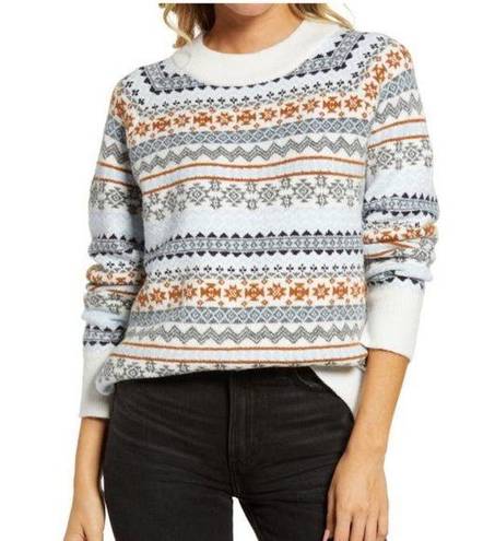 Treasure & Bond  Fair Isle Crewneck winter Sweater