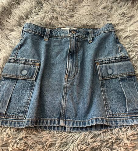 Abercrombie & Fitch Jean Skirt