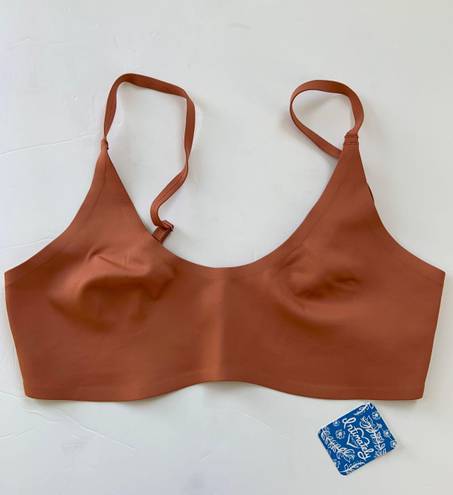 Free People Stella Scuba Seamless Bralette Suntrust Orange