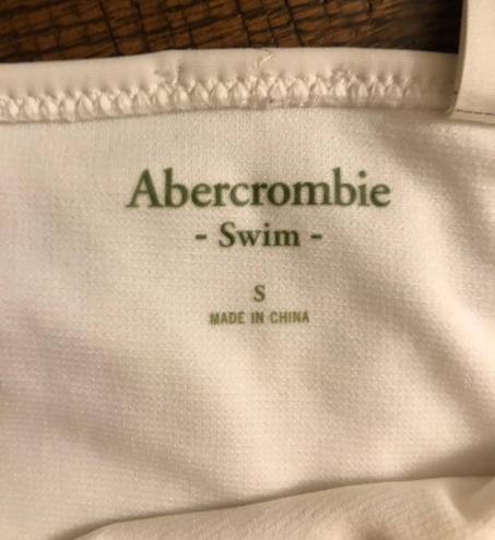 Abercrombie & Fitch White Bikini Bottoms