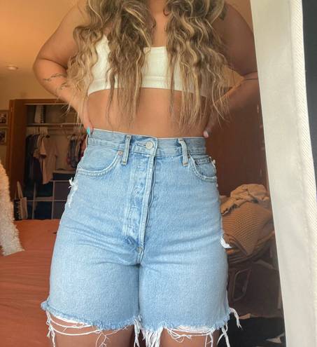 AGOLDE High Waisted Jean Shorts