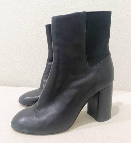 Rag and Bone  black leather nib agnes chelsea boot size 37.5